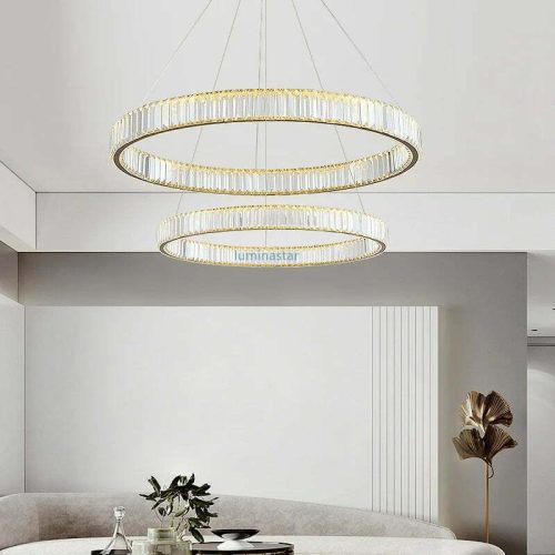 Lustra LED Cu Telecomanda, Elit's EsnSE-P3208 - 30+50, 140w