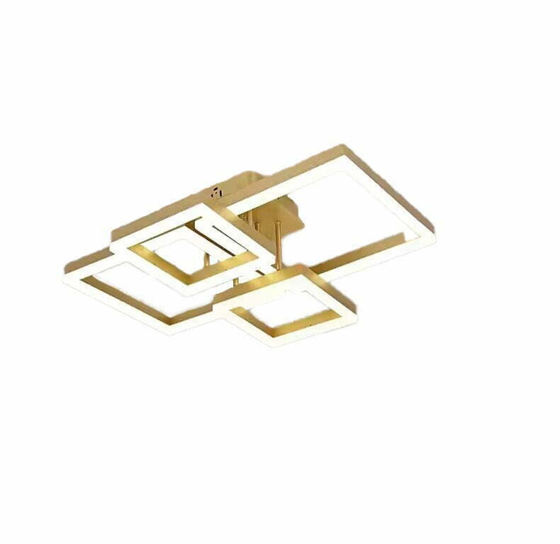 Lustra LED Cu Telecomanda, Elit's, EsnF2341, 160 w, Gold Bronz