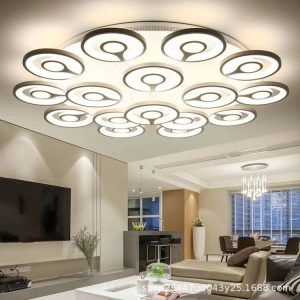 Lustra LED Cu Telecomanda, Elit's, Esn K17-16r,alb, 352w