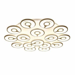 Lustra LED Cu Telecomanda, Elit's, Esn K17-16r,alb, 352w