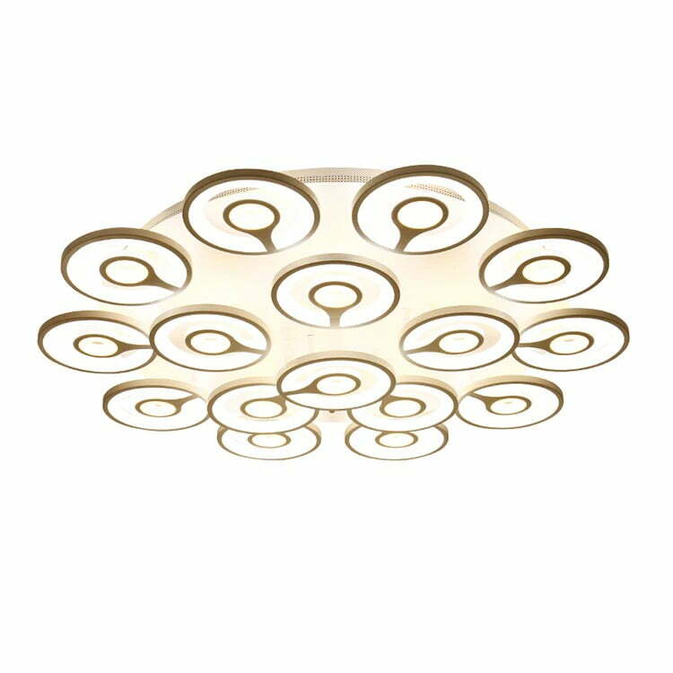 Lustra LED Cu Telecomanda, Elit's, Esn K17-16r,alb, 352w
