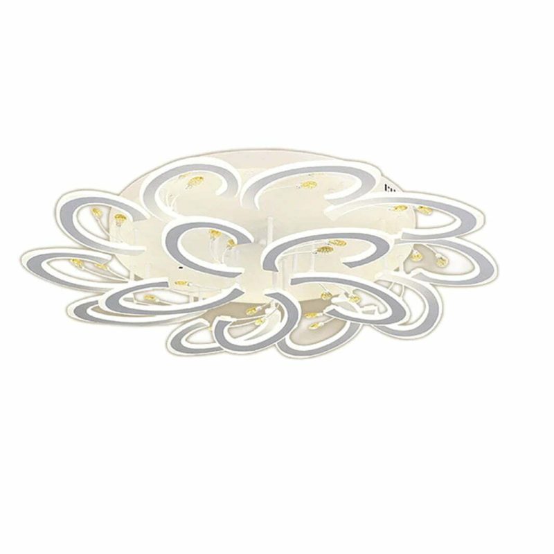 Lustra LED Cu Telecomanda, Elit's, Esn K53-15,Alb, 480w