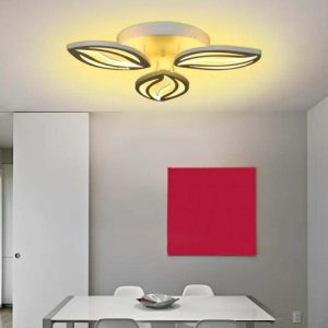 Lustra LED Cu Telecomanda, Lumina Rece Calda, Intensitate Reglabila Elit's Esn K23-3, 96w