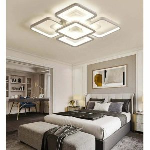 Lustra LED Cu Telecomanda, Lumina Rece Calda, Intensitate Reglabila Elit's Esnk20-5r, 90w