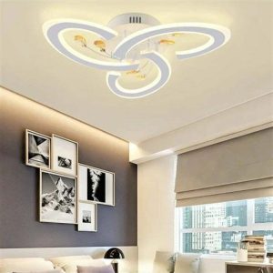 Lustra LED Cu Telecomanda, Lumina Rece Calda, Intensitate Reglabila Elit's Esnk53-3r, 108w