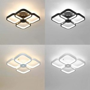 Lustra LED Plafoniera, Elit's Esn6132-WH, 64w (32+32), 25 cm