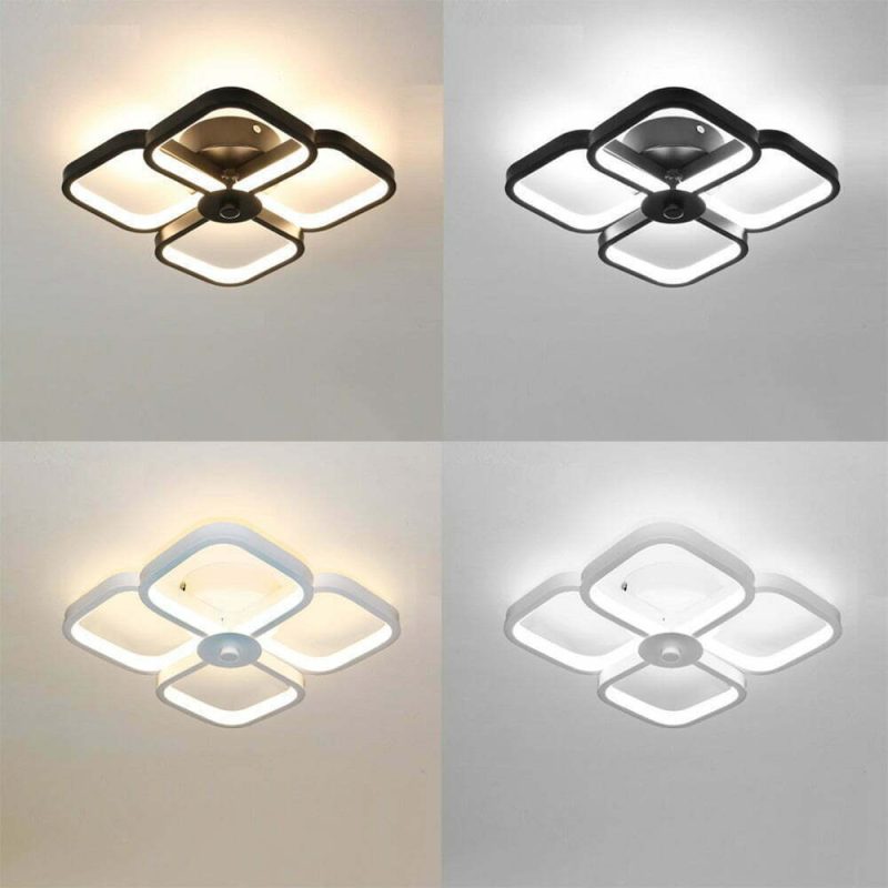 Lustra LED Plafoniera, Elit's Esn6132-WH, 64w (32+32), 25 cm