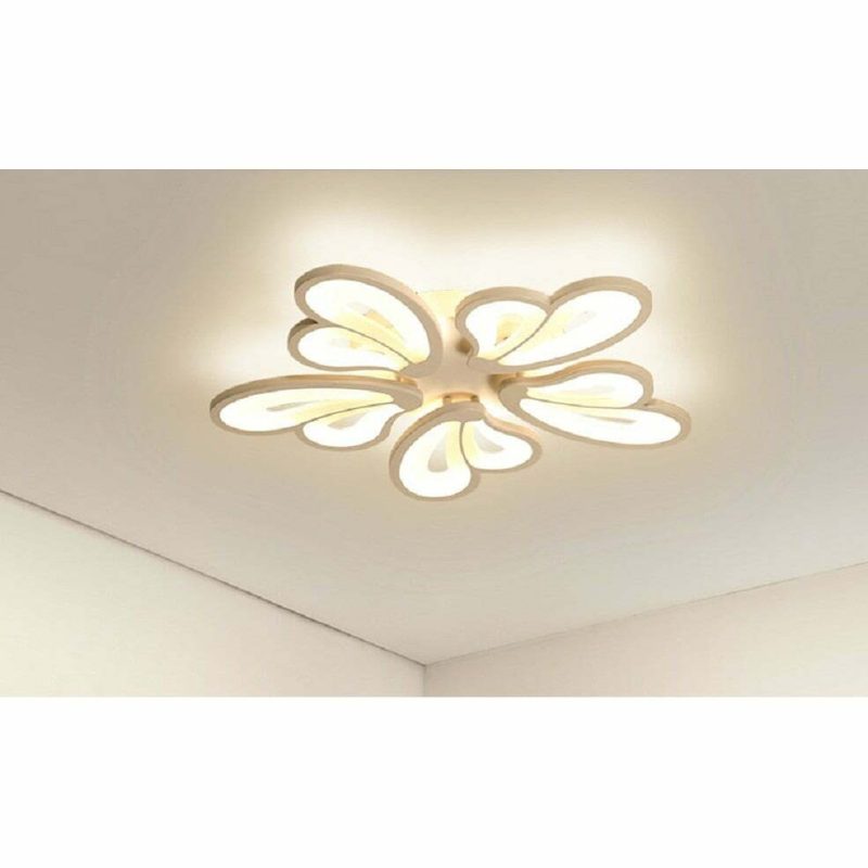 Lustra Led Cu Telecomanda, Esn6541 5-WH, 130w