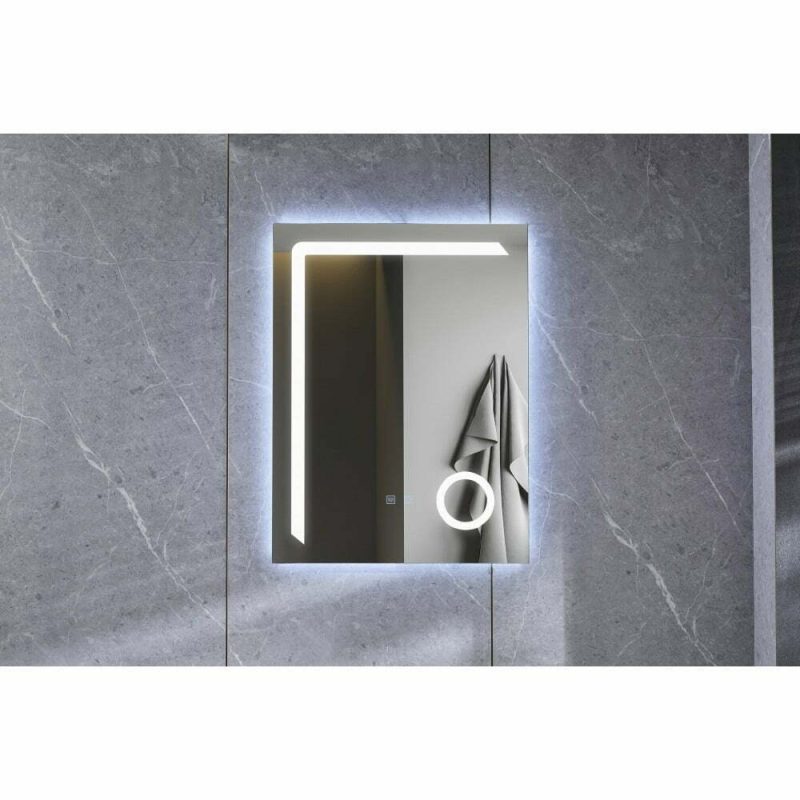 Oglinda LED si touch cu functie de dezaburire 60x80cm Elit's , ESN01