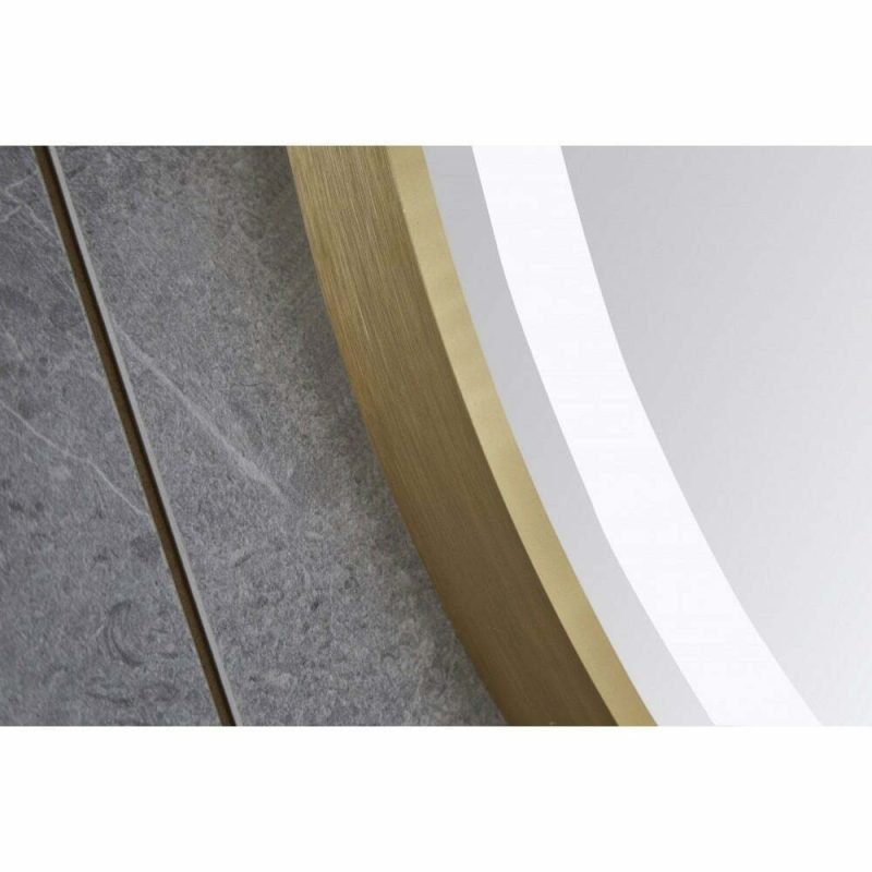Oglinda rotundă de 70cm cu ramă bronz antichizat -Elit's  Esn 26