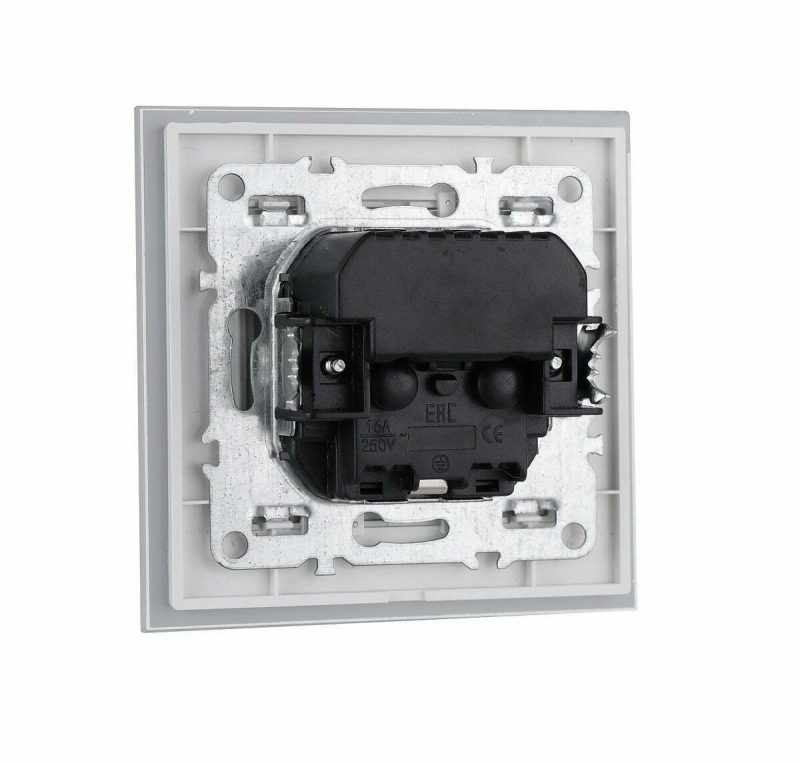 Priza Rama Sticla Elit'S, 2 X Slot Usb,Protectie Ip20,SF8810FKW,Alb