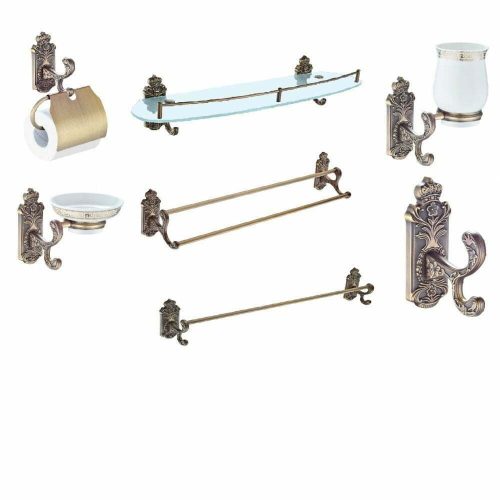 Set Accesorii Baie, Bronz Antichizat ,Elit's  , Esn 68600