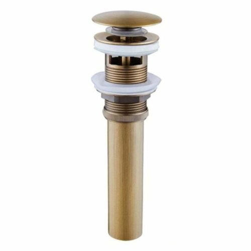 Sifon Lavoar Bronz Antichizat Cu Prea Plin ,Elit's