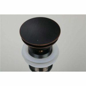 Sifon Lavoar Negru Antichizat Cu Prea Plin ,Smack