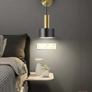 Aplica Led, Elit's Esn W008, 3 Tipuri De Lumina, 5W, Auriu Negru