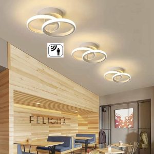 Lustra LED Plafoniera Cu Senzor, Elit's 6128Y-WH, 26w, 24cm