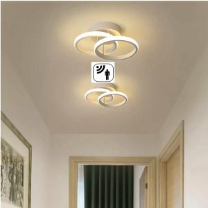 Lustra LED Plafoniera Cu Senzor, Elit's 6128Y-WH, 26w, 24cm