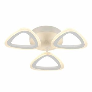 Lustra Led Cu Telecomanda, Elit's, 3 Triunghiuri, 108 w