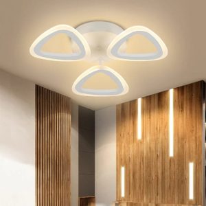 Lustra Led Cu Telecomanda, Elit's, 3 Triunghiuri, 108 w