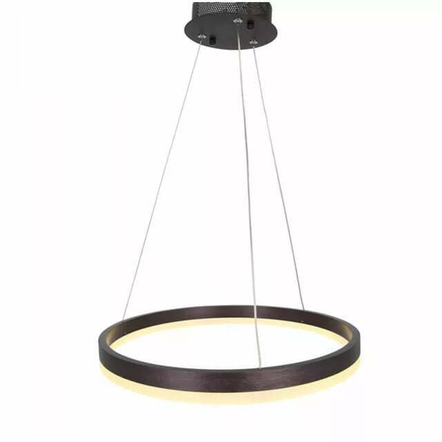 Lustra LED Cu Telecomanda, Elit's Esn5205-400 Maro, 56w