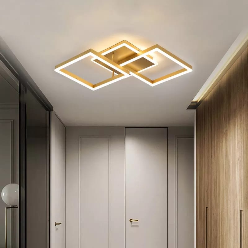 Lustra LED Cu Telecomanda, Elit's EsnC825-2+ACF, 160w, Gold