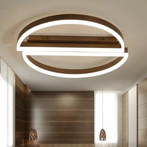 Lustra LED Cu Telecomanda, Elit's Esn5199-500 CF, 160w, Maro Coffee