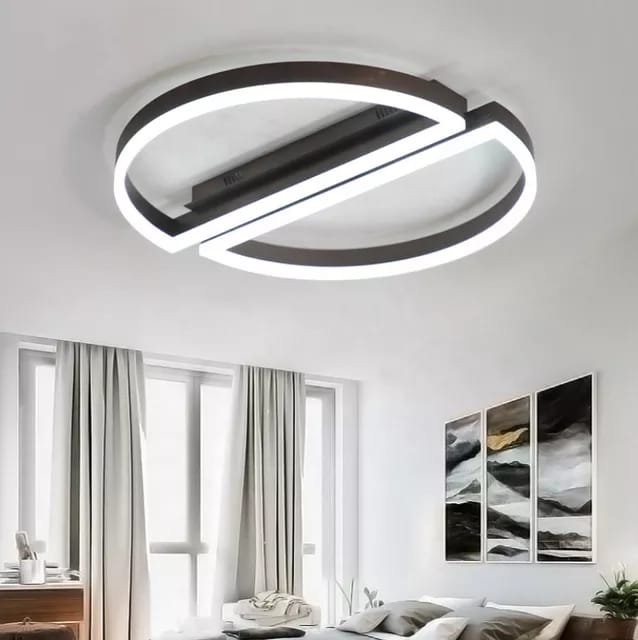 Lustra LED Cu Telecomanda, Elit's Esn5199-500 CF, 160w, Maro Coffee