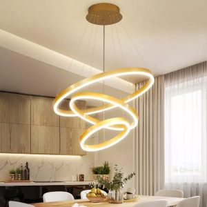 Lustra LED Cu Telecomanda, Elit's EsnF203-3, 98 w