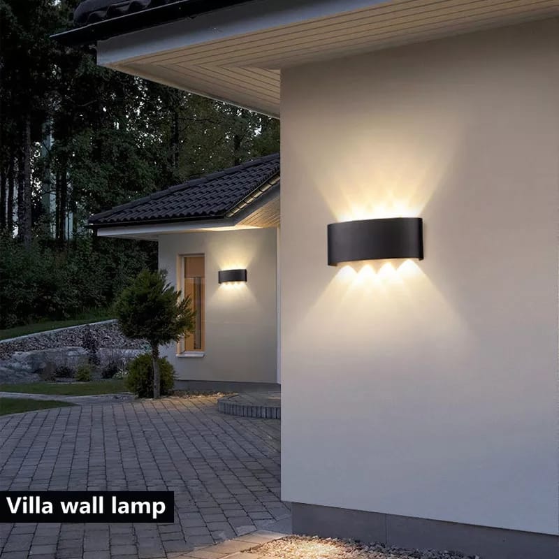 Aplica Exterior Elit's, Esn8719-8m, IP65, Lumina Calda, 8W, Negru