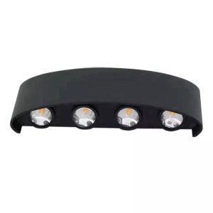 Aplica Exterior Elit's, Esn8719-8m, IP65, Lumina Calda, 8W, Negru