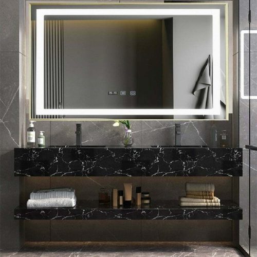 Oglinda Led Si Ceas , Elit's EsnJ21, Rama Bronz Antichizat