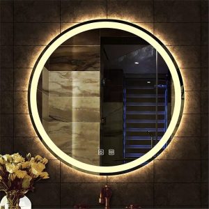 Oglinda Baie Cu Led, 70Cm, Functie Dezaburire, Lumina calda -rece,Elit's  Esn 05.1