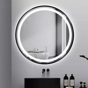 j10.1.jpeg Oglinda LED rotundă de 70cm, Elit's model Esn10.1, cu lumină caldă-rece
