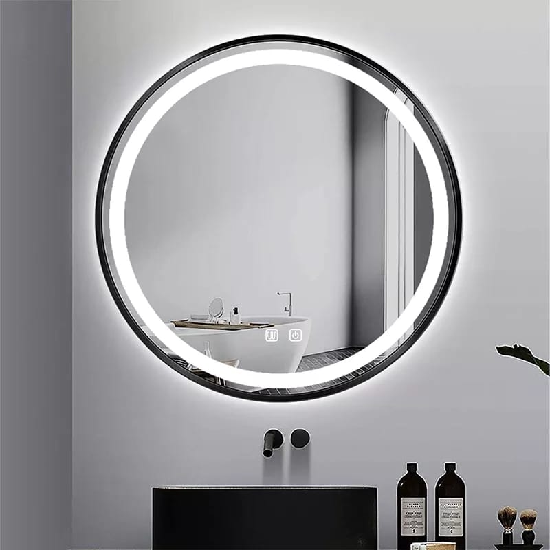 j10.1.jpeg Oglinda LED rotundă de 70cm, Elit's model Esn10.1, cu lumină caldă-rece