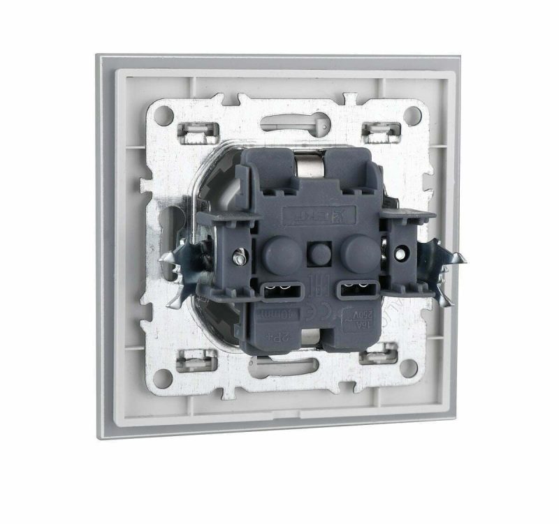 Priza Rama Sticla Elit'S, SF8010fkw ,Protectie Copii ,16A.Ip20,alba