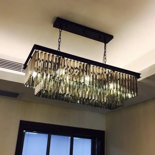 CDSEFEFD Candelabru Cristal, Elit's , Ella Dark, 100-25 cm