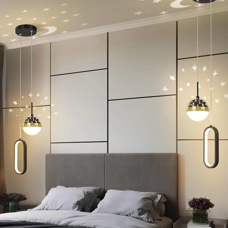 Lustra LED Cu Telecomanda, Elits (18) Lustra LED , Elit's EsnL7679-2BK+GD, 36w-6w
