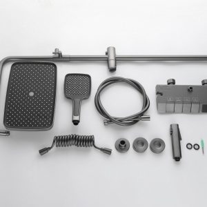 Coloana Dus ,Gri Mat,Afisaj Lcd Temperatura Apa ,Elit's , Esn05Gri