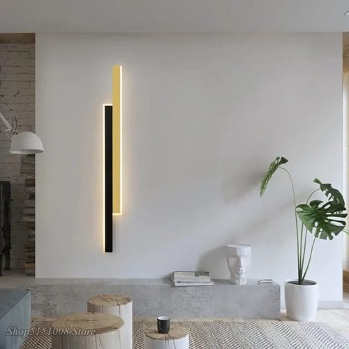 Aplica Led, Elit'S, Negru-Gold, Esn3929 BK+GD, 80CM