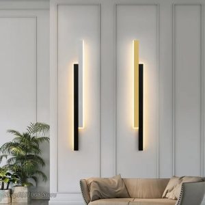 Aplica Led, Elit'S, Negru-Gold, Esn3929 BK+GD, 80CM