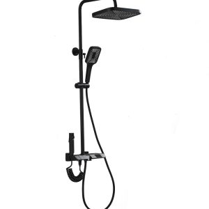 Coloana Dus ,Negru Mat,Afisaj Lcd Temperatura Apa ,Elit's , Esn05B
