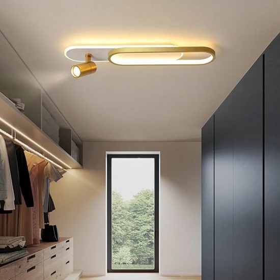 Lustra LED Plafoniera, Elit's, Fardi, 75w, 60cm, Gold