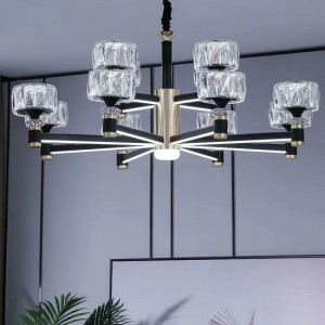 Lustra led cristal Elit's Reina, 12 Brate