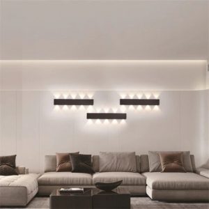 Aplica Led, Elit's, 15W+14W, Negru
