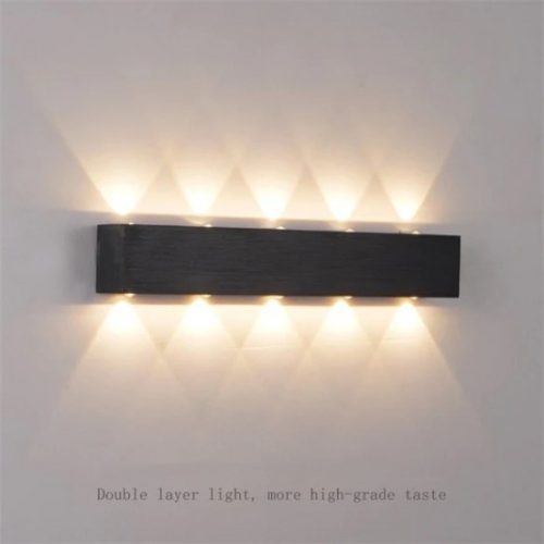 Aplica Led, Elit's, 15W+14W, Negru
