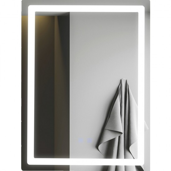 Oglinda LED cu funcție de dezaburire,Elit's  ESN32, 45x60cm