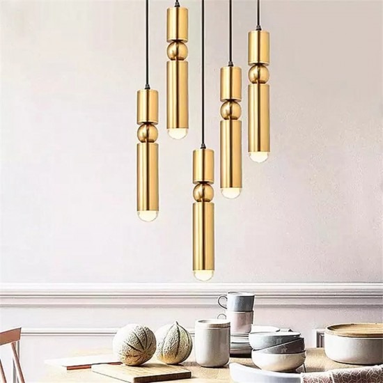 Lustra led pendul,Elit's  Lalo 5, Gold