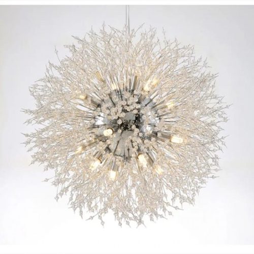 Candelabru Argintiu Elit's Nemesio I, 60cm