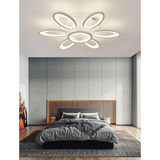 WhatsAppImage2023-02-24at10.26.2-550x550h (1) Lustra LED Cu Telecomanda, Elit's Esn M003-6+1, 156W, Alb