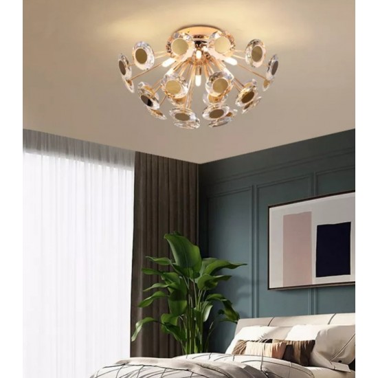 Lustra LED G9 Elit's Matia 500 Gold - Iluminare modernă și elegantă